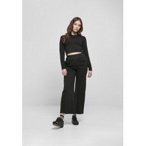 Urban Classics Dames Organic Cropped Longsleeve
