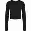 Urban Classics Dames Organic Cropped Longsleeve