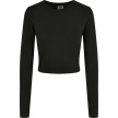 Urban Classics Dames Organic Cropped Longsleeve