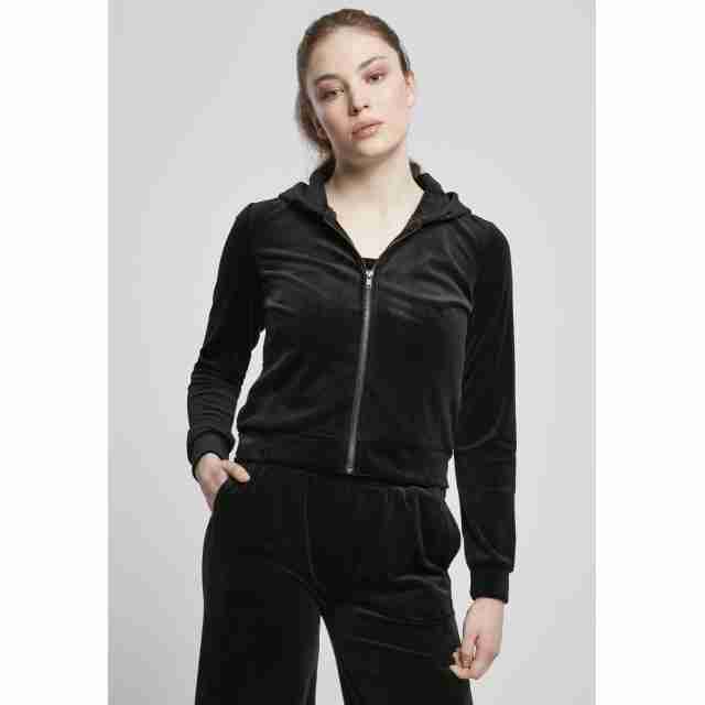 Urban Classics TB4528 Dames Fluwelen Hoodie