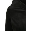 Urban Classics Dames korte fluwelen Hoodie met Rits
