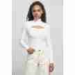 Classics TB4513 Dames Turtleneck Shirt met Open Halslijn