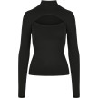 Urban Classics Dames Cut-Out Turtleneck Longsleeve