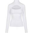 Urban Classics Dames Cut-Out Turtleneck Longsleeve