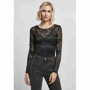 Urban Classics TB4511 Dames Body van Kant met Lange Mouwen