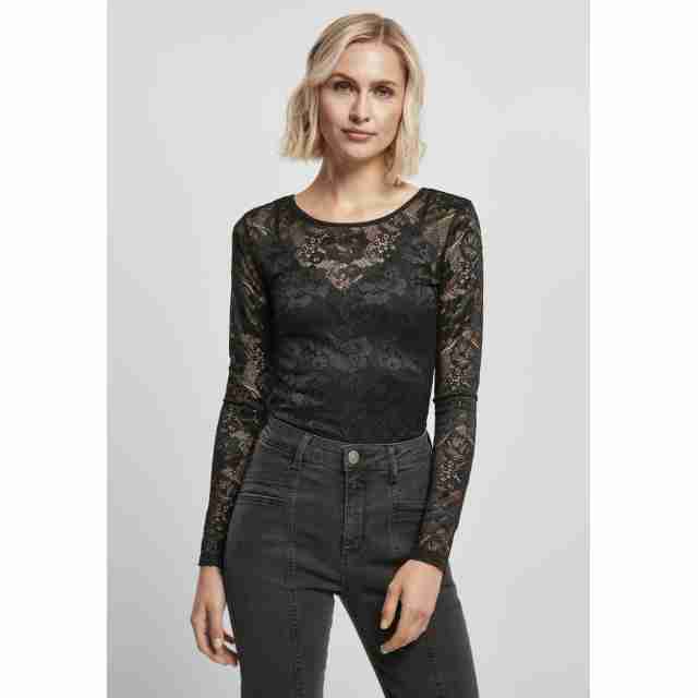 Urban Classics TB4511 Dames Body van Kant met Lange Mouwen