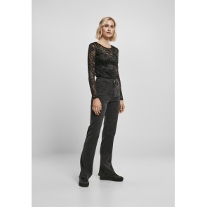 Urban Classics Dames Lace Longsleeve Body