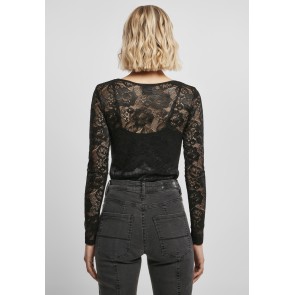 Urban Classics Dames Lace Longsleeve Body
