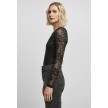 Urban Classics Dames Lace Longsleeve Body