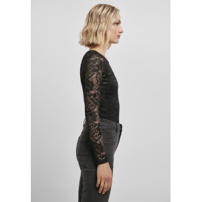 Urban Classics Dames Lace Longsleeve Body
