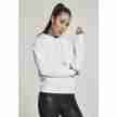Urban Classics Dames Organische Hoodie wit voorkant