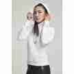 Urban Classics Dames Organische Hoodie wit linkerkant