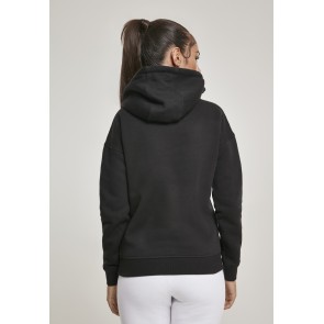 Urban Classics Dames Organische Hoodie zwart achterkant