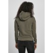 Urban Classics Dames Organische Hoodie olive achterkant
