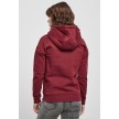 Urban Classics Dames Organische Hoodie burgundy achterkant