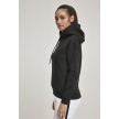 Urban Classics Dames Organische Hoodie zwart links