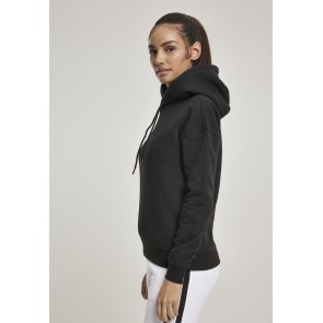 Urban Classics Dames Organische Hoodie zwart links