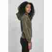 Urban Classics Dames Organische Hoodie olive rechts