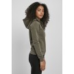 Urban Classics Dames Organische Hoodie olive rechts