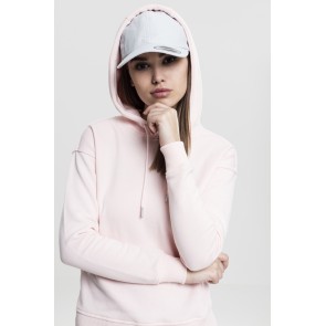 Urban Classics Dames Hoody roze voorkant 