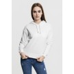 Urban Classics Dames Hoody wit voorkant