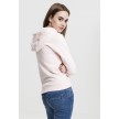 Urban Classics Dames Hoody roze achterkant