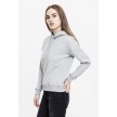 Urban Classics Dames Hoody grijs linkerkant
