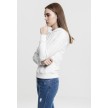 Urban Classics Dames Hoody wit linkekant