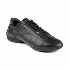 Portdance PD035 Zwarte Lederen Danssneakers Heren