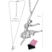 Alista B32310 Ballerina Ketting met Zirkonia Tutu Zilver