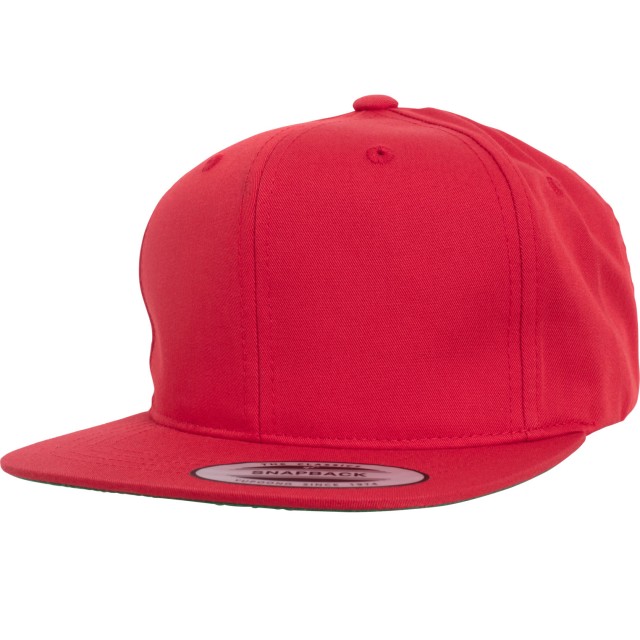 Urban Classics Pro-Style Twill Snapback Pet voor Kinderen Rood