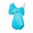 Sansha Carol 50AG0021T latin danspak spaghettibandje ruffle turquoise 