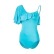 Sansha Carol 50AG0021T latin danspak spaghettibandje ruffle turquoise 