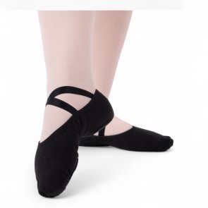 Papillon pa1014-900-zwarte-elastische-balletschoenen