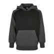 Urban Classics Tweekleurige raglanhoodie met capuchon voor jongens