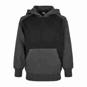 Urban Classics Tweekleurige raglanhoodie met capuchon voor jongens