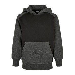 Urban Classics Tweekleurige raglanhoodie met capuchon voor jongens