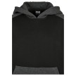 Urban Classics raglanhoodie zwarty voorkant
