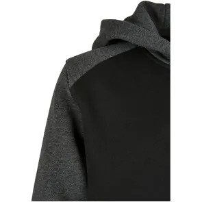 Urban Classics zwarte raglanhoodie schouder