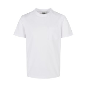 Urban Classics Jongens Basic T-shirt van biologisch katoen met zak - Set van 2