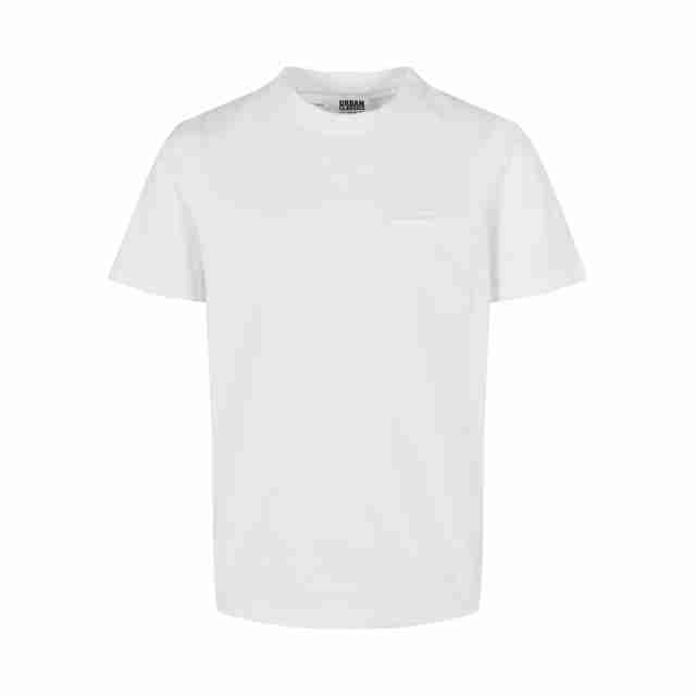 Urban Classics Jongens Basic T-shirt van biologisch katoen met zak - Set van 2