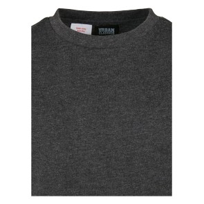 Urban Classics Jongens lang T-shirt charcoal halsband