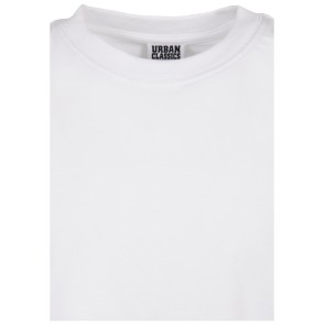 Urban Classics Jongens lang T-shirt wit halsband