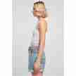 Urban Classics Dames Cropped Rib Top Lilac links