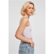 Urban Classics Dames Cropped Rib Top Lilac rechts
