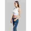 Urban Classics Dames Cropped Rib Top Wit links