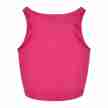 Urban Classics Dames Cropped Rib Top Fuchsia rug