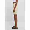 Urban Classics Dames Kortebroek met Hoge Taille Zachtgeel
