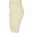 Urban Classics Dames Kortebroek met Hoge Taille Zachtgeel