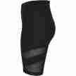 Urban Classics Dames Kortebroek met Hoge Taille Zwart